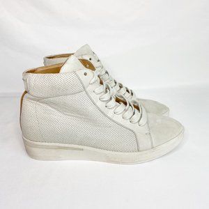 Gentle Souls Womens White Helka 1891035 Leather Lace Up Ankle Boots Size US 10M